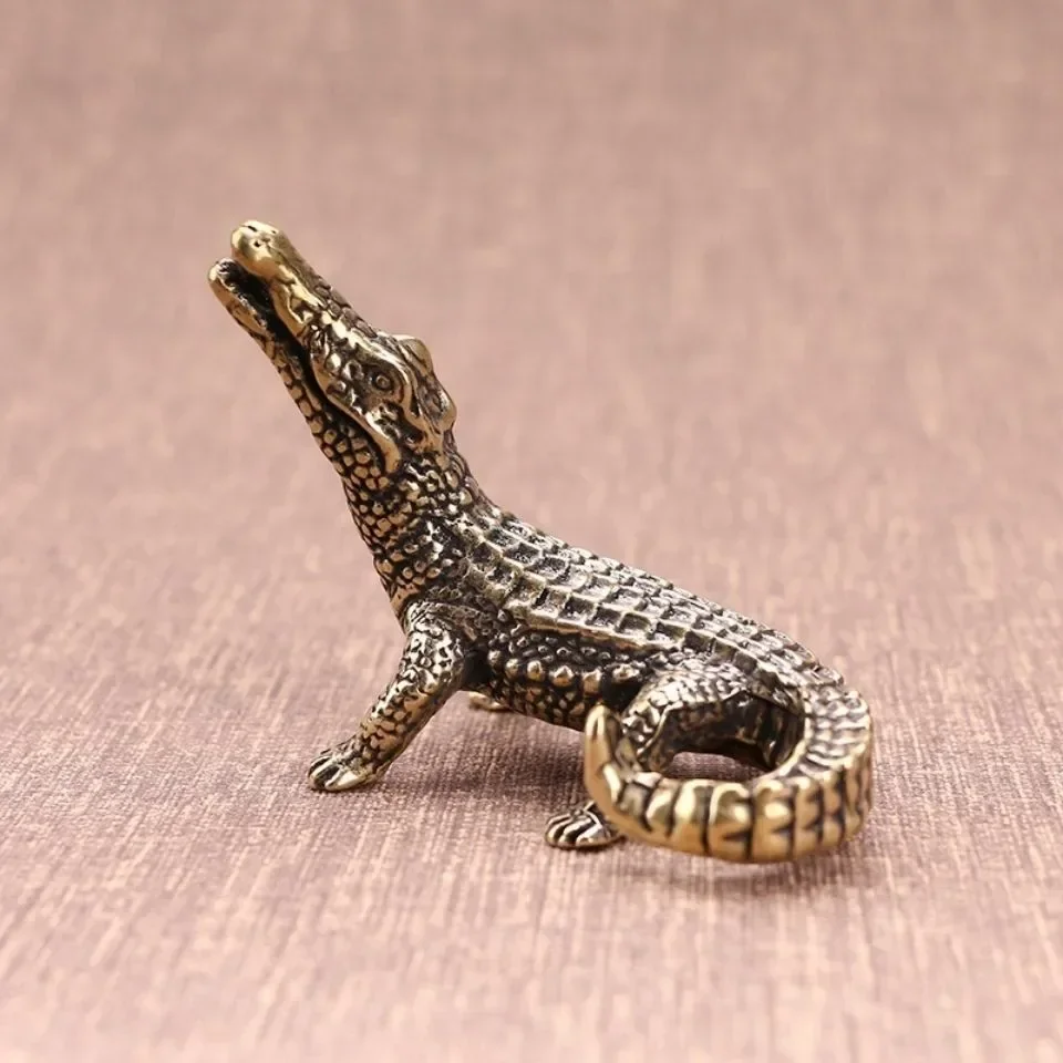 2024 Creative Antique Crocodile Pendant, Tea Sachet Ornament, Crocodile Incense Insert, Incense Seat, Incense Burner Knick-knack