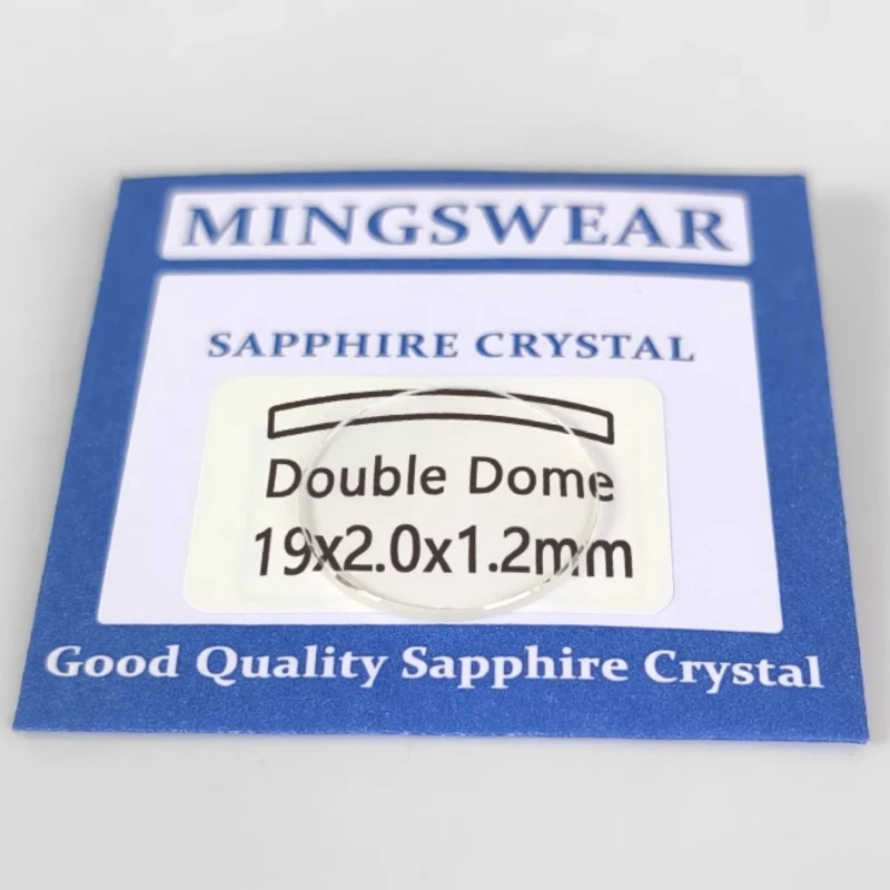 Double Domed Sapphire Watch Glass 1.0mm to 1.2mm Thickness Round Crystal 20mm-29.5mm Diameter Curved Len for Watch Repair YZC106