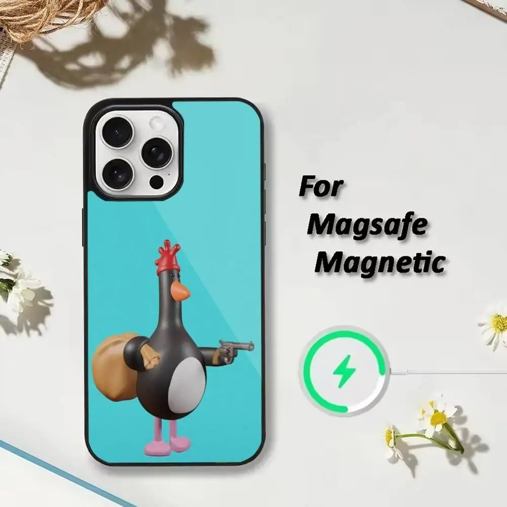 Чехол для телефона F-Feathers M-McGraw для iPhone 17,16,15,14,13,12, Plus, Pro, Max для Magsafe Magnetic Wireless Charge