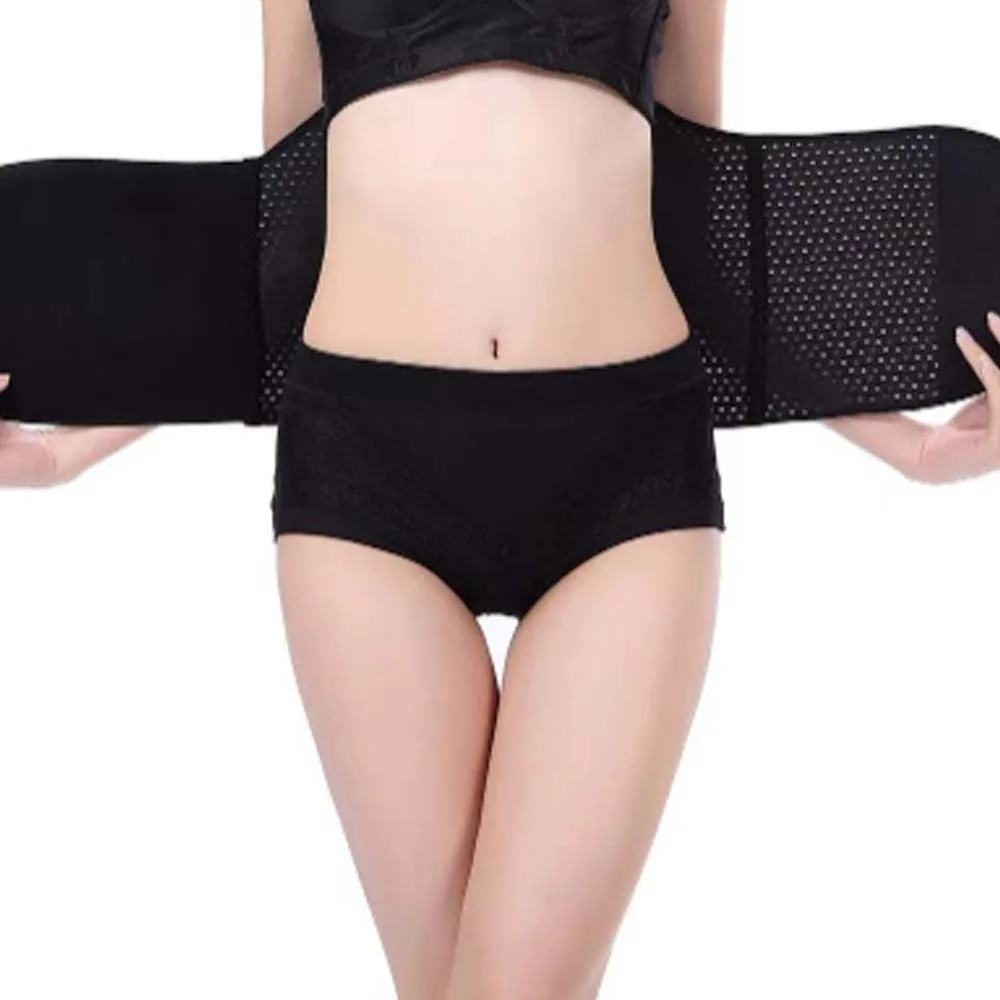 Faja moldeadora de cuerpo cómoda banda para el vientre cinturón Abdominal de seda elástico transpirable cartílago ropa moldeadora plegable para mujer