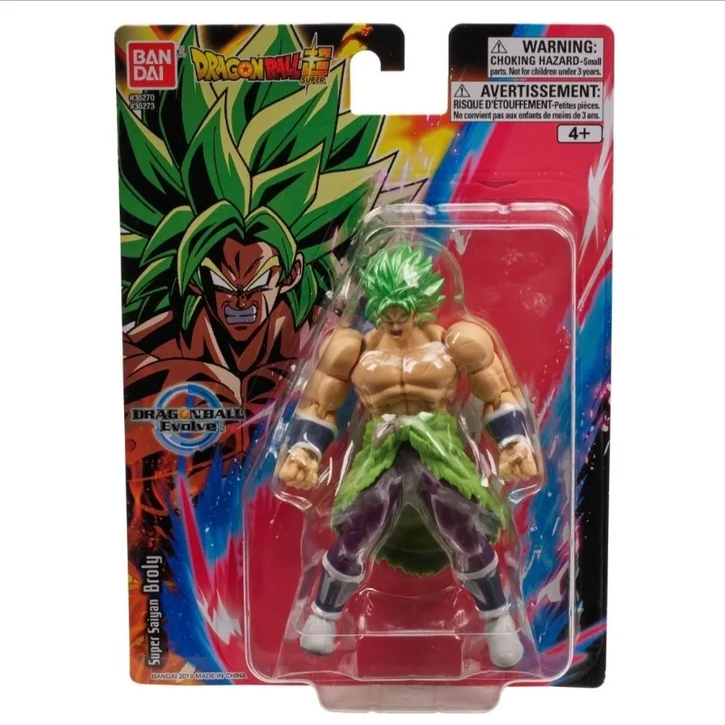 Figurine Broly de la série Dragon Ball Super Evolve de Bandai, neuve, non ouverte, avec boîte d'origine et articulations mobiles