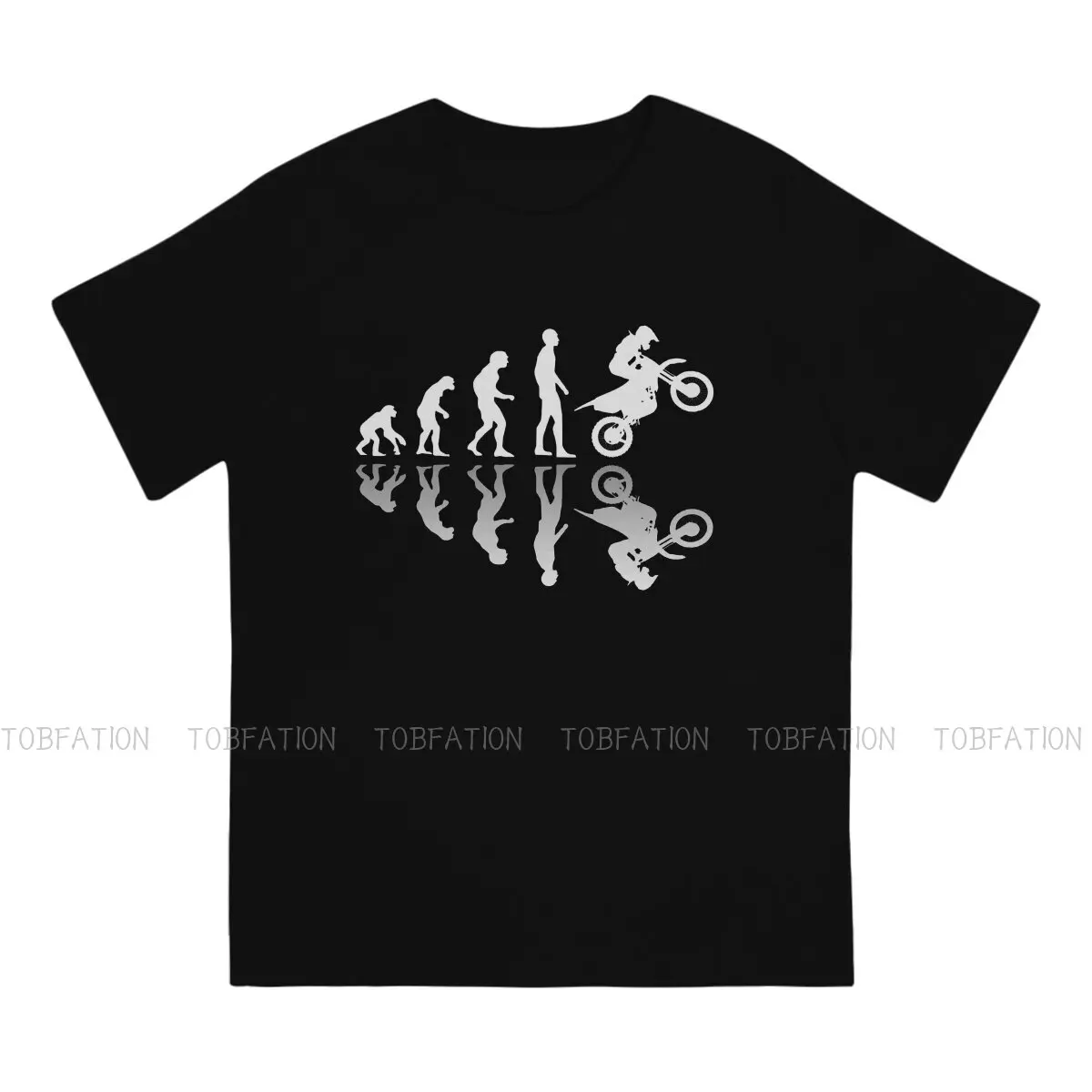 Adventure Motorcycle Tour Evolution Motor Biker  T Shirt Classic Goth Summer Oversized Cotton Men's Tops Harajuku O-Neck TShirt