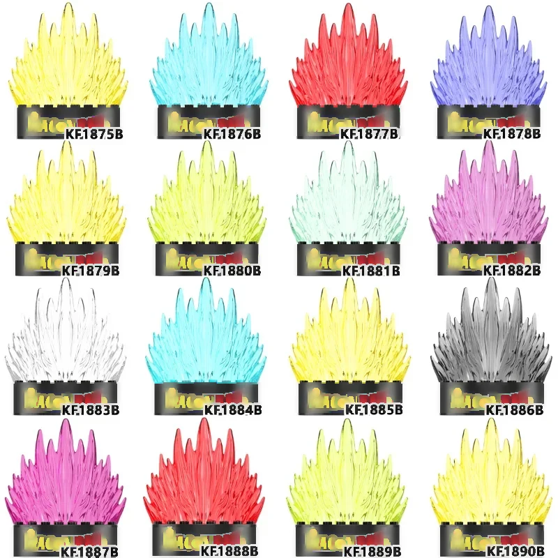 Аксессуары для украшения базы KF6181B KF6182B, аксессуары для супер-мячей, супер сайян, Сон Гоку, Вегета, броли, Гохан замасу