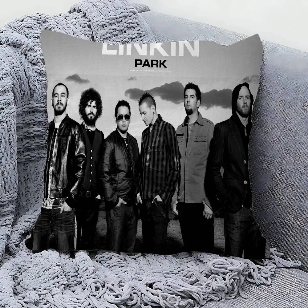 الفرقة L-LinkIn P-PaRk-K غطاء وسادة تصميم غطاء الوسادة ديكور عطلة الديكور