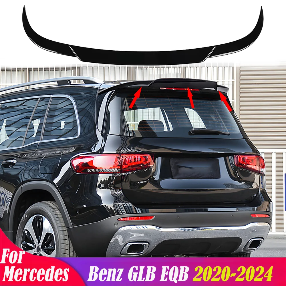 

For 2020-2024 Mercedes Benz GLB EQB Rear Roof Lid Spoiler Wing Car Tail Wing Air Splitter Auto Accessories Body Ornament Kits