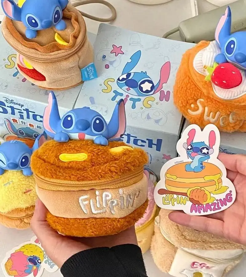 

Disney Stitch Plush Toy Model Gift Hanging Decoration Handheld Bag Blind Box Fun Collectible Soft Doll Keychain Birthday Gift