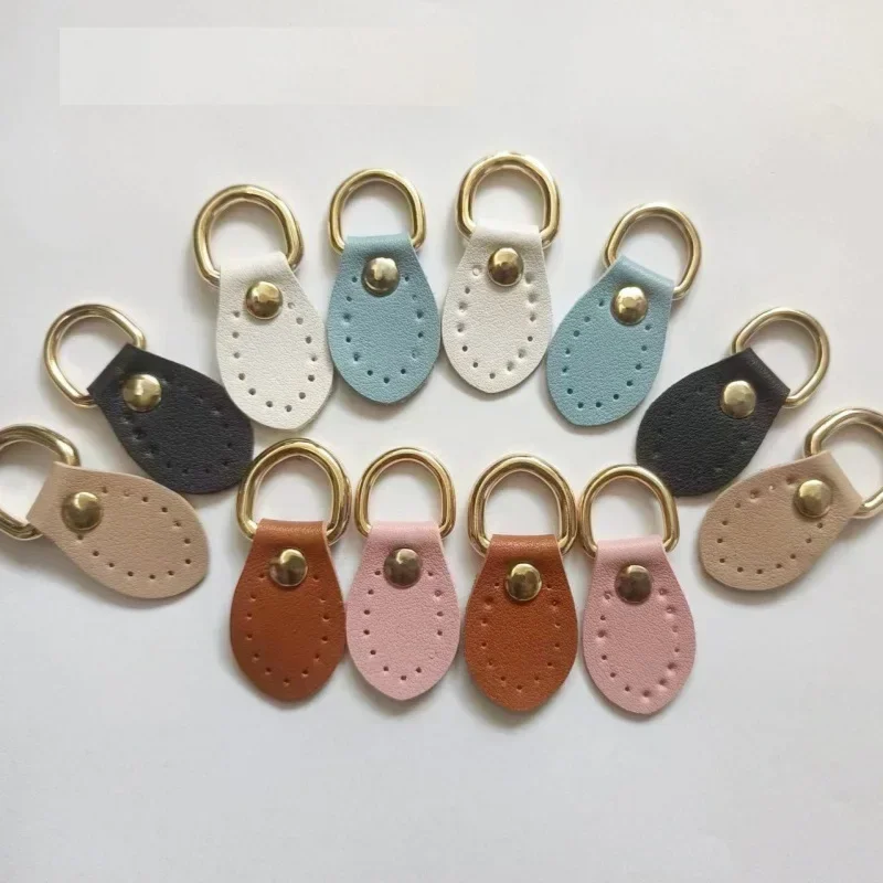 1 par de accesorios para billetera, anillo semicircular en D, costura hecha a mano, bolsos de mano, anillo en D, cartera, botones de caballo de Metal