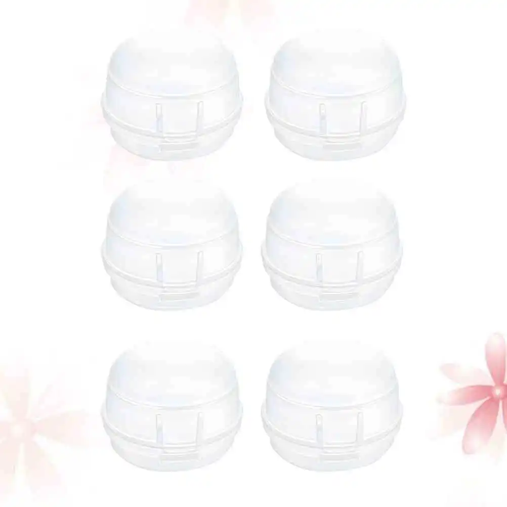 

6Pcs Gas Knob Protectors Safety Cover for Stove Heat Resistant Strong Clear Locks Prevent Accidents At Home White
