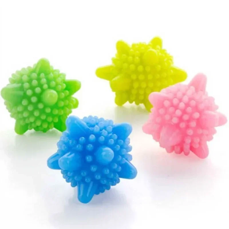 Delysia King 10pcs Multicolor Decontamination Laundry Ball Anti-Tangle Washing Machine Cleaning Household Supplies