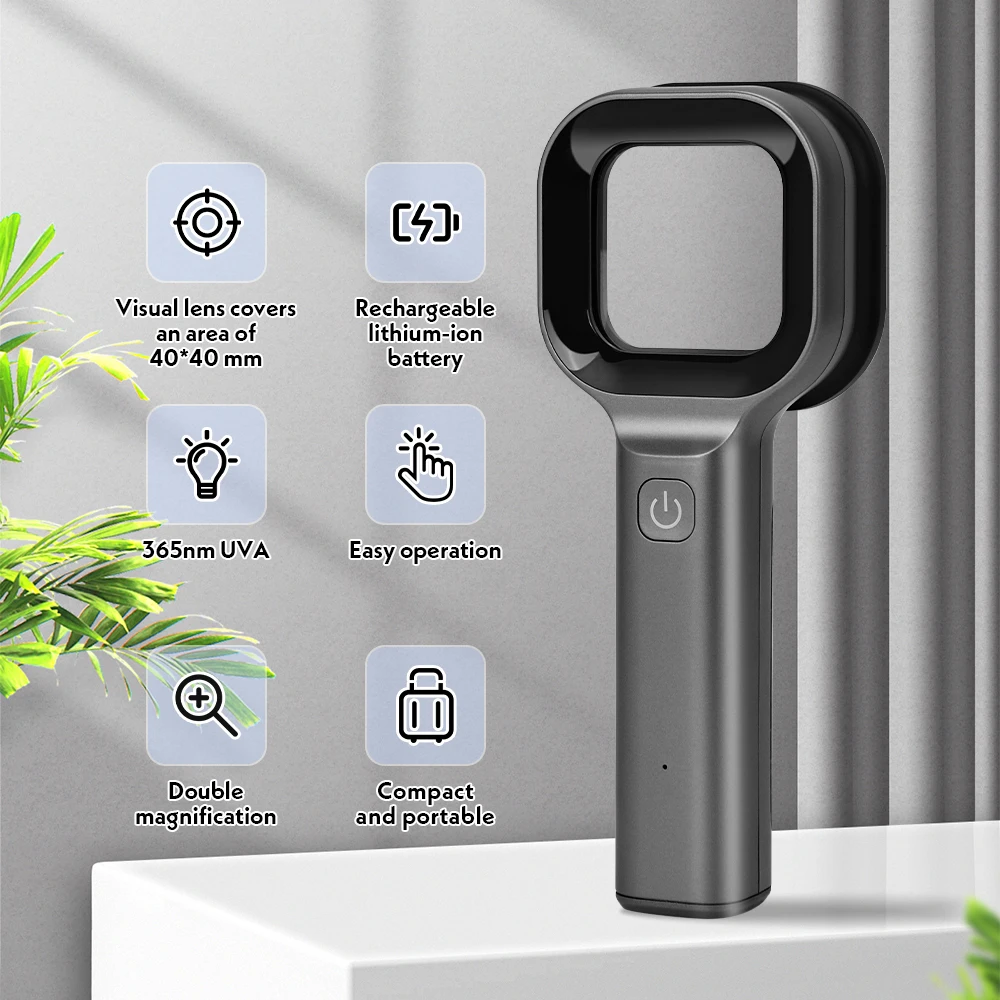 Medical Woods Lamp Skin Examination Device for Melasma, Fungus Detection, Vitiligo, and Pityriasis Versicolor