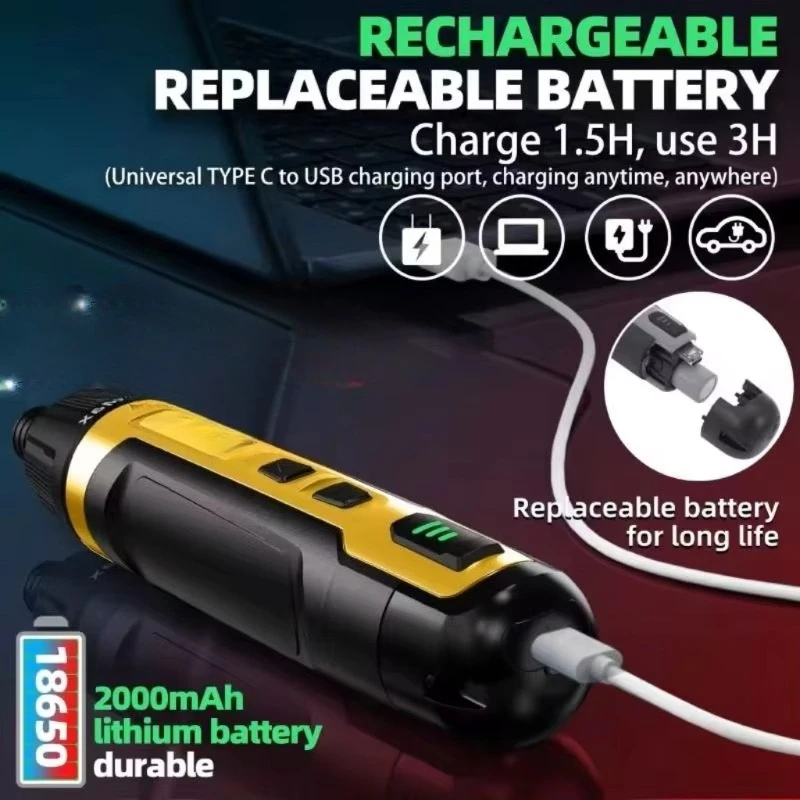 3.6V充電式コードレスドリル電動リチウム電池パワースクリュードライバー