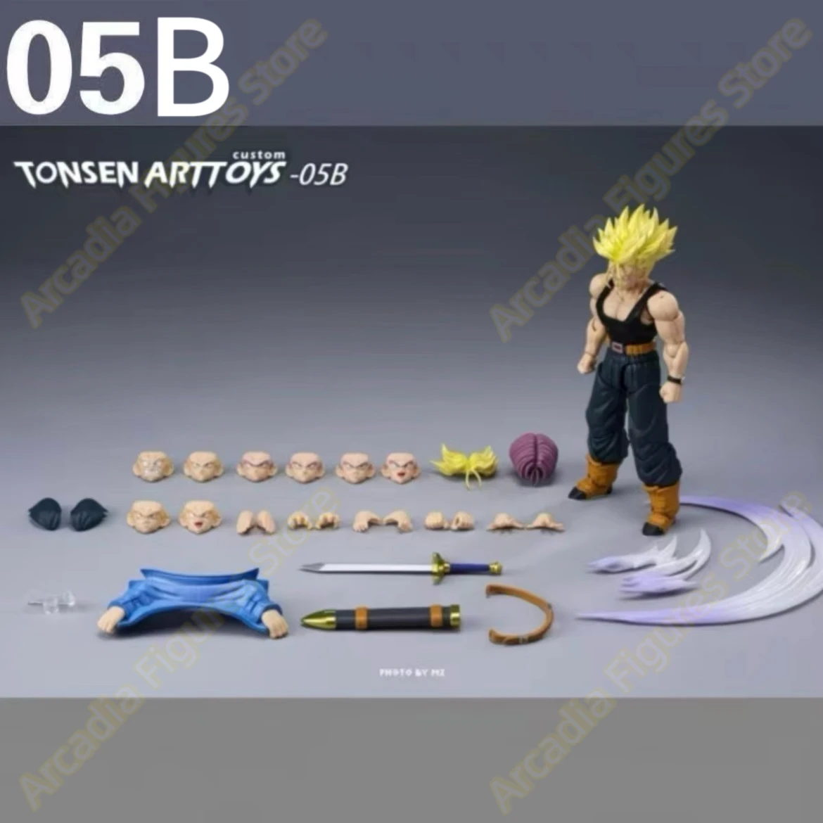 [In Stock] Tonsenarttoys Kamione Trunks 05a 05b Figure Dragon Ball Z Super Saiyan SSJ SSJ2 Trunks Anime Action Figures Model Toy view 5