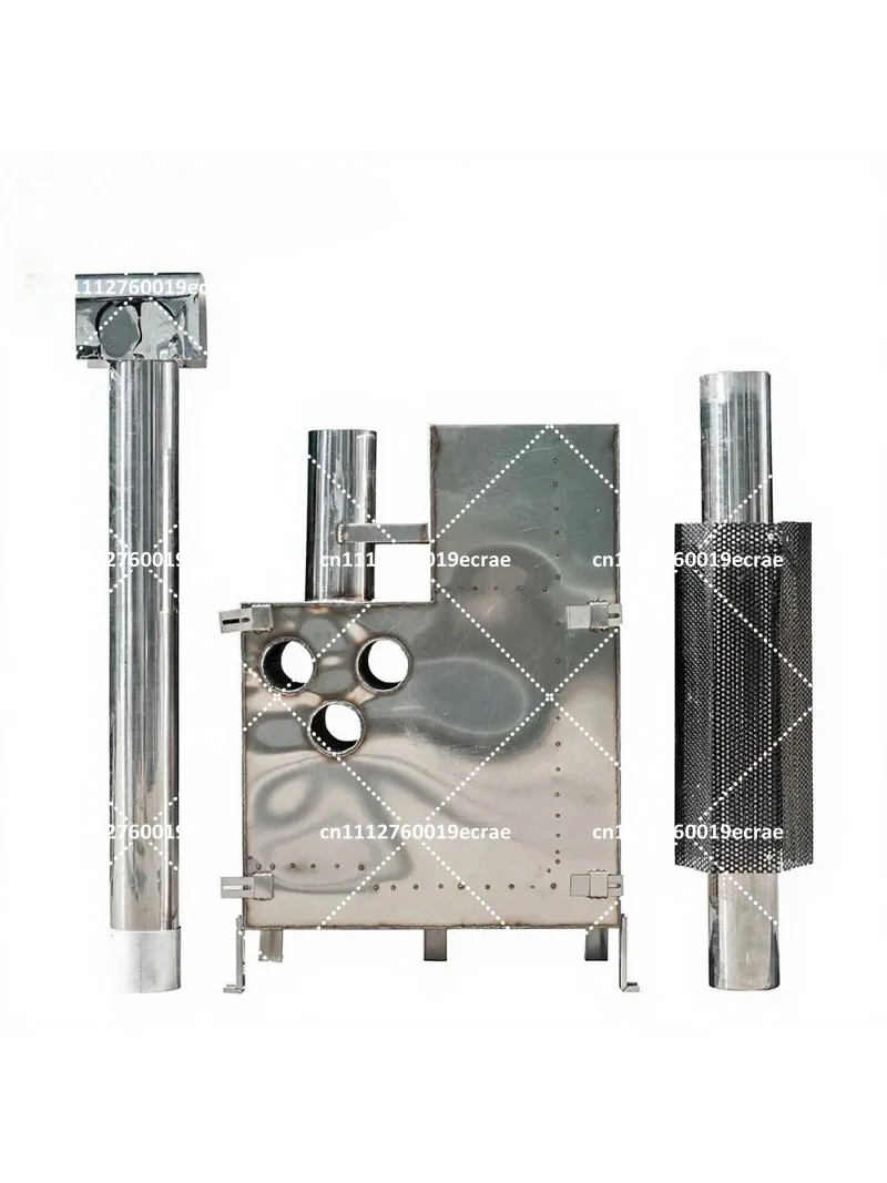Portable Wood Fired Pool Heater Outdoor Swimming Pool Water Heating System Stainless Steel Fast Heating