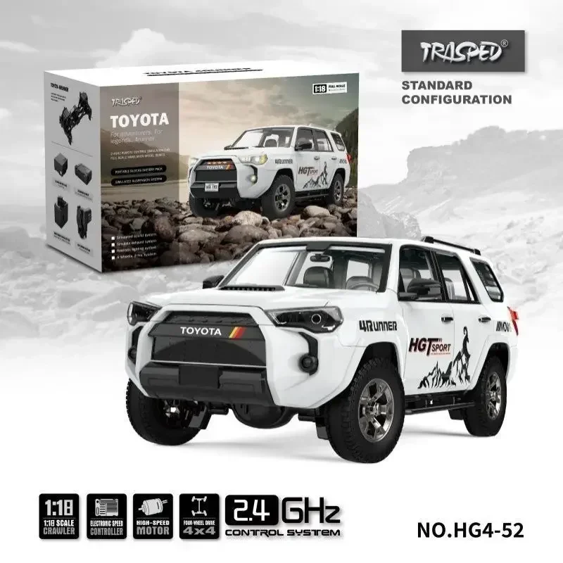 

Hg 4runner 1:18 High Simulation Electric Model 2.4g Remote Control Four-Wheel Drive Vehicle Adult Children Birthday Toy Gifts