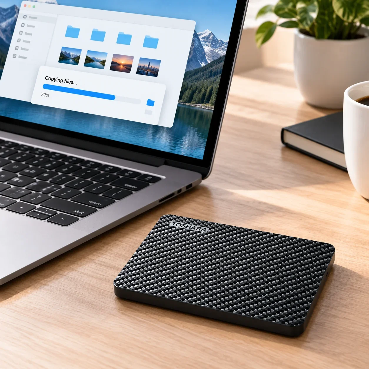 550MB/s High Speed TOSHARA A3 Slim SSD 500GB 1TB 2TB 4TB Encrypted Backup External Solid State Disk for Laptop Mac PS5 Desktop G