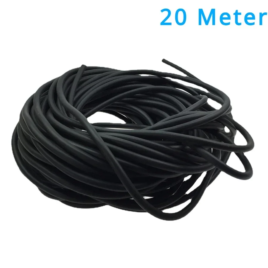 20 Meter-For Automotive Sealing Strip Door Seal O Type Seal Soundproof Strip 6-7-8mm Solid O-penetrating Formula