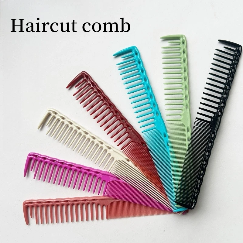 

Hair Cutting Comb Hairdressing Combs Hairstylist Professional Long Hair Sparse Teeth Salon Styling Tools Haircut Hairbrush Y0927