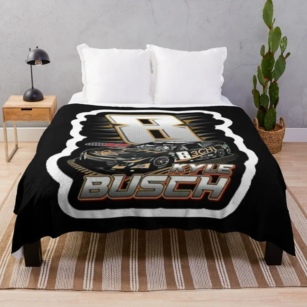 

Kyle Busch 3Chi Throw Blanket sofa bed Blankets For Bed Blankets