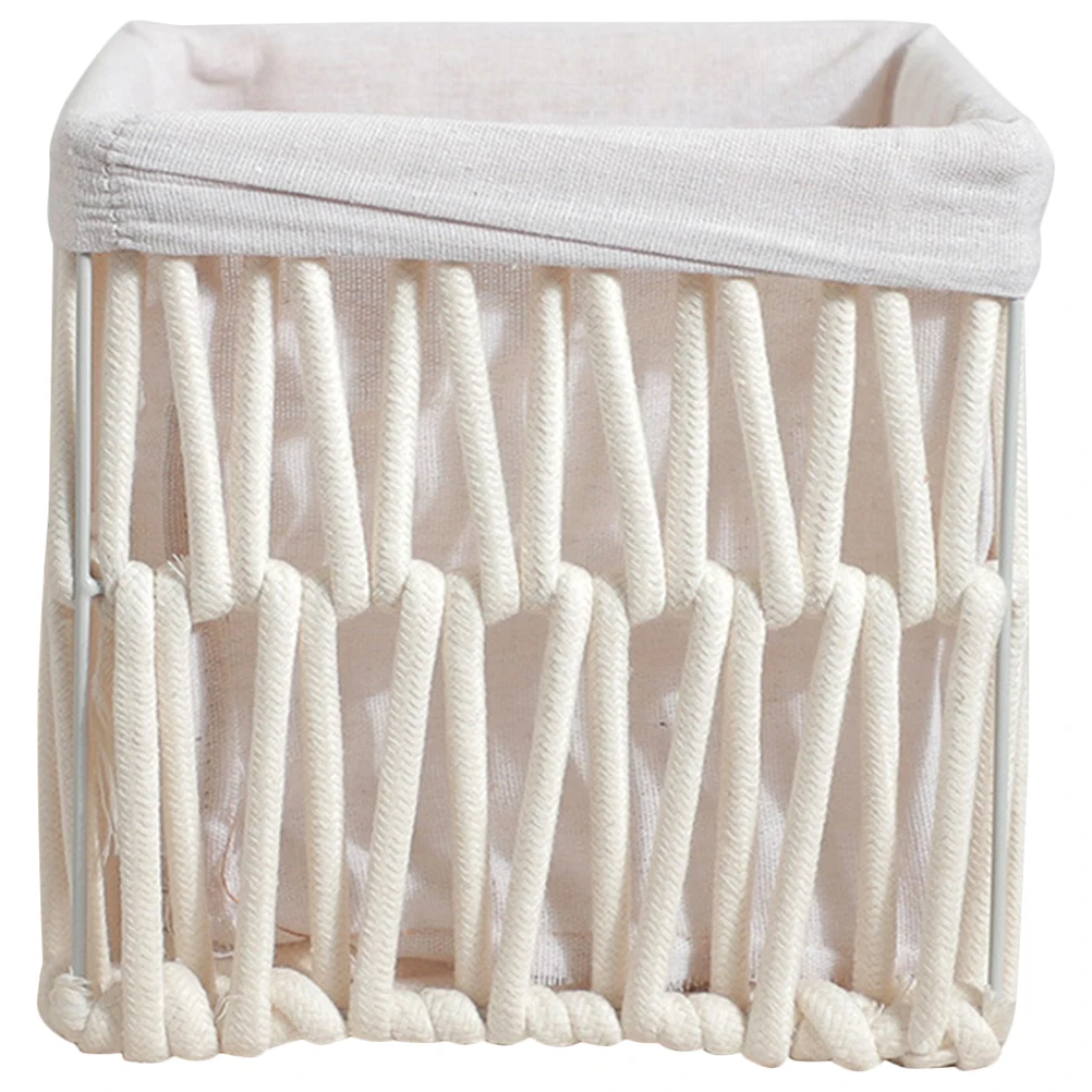 

Cotton Rope Baskets Woven Snack Basket Bedroom ganizer Decorative Woven Basket Home Decor Accessories Storage Solutions