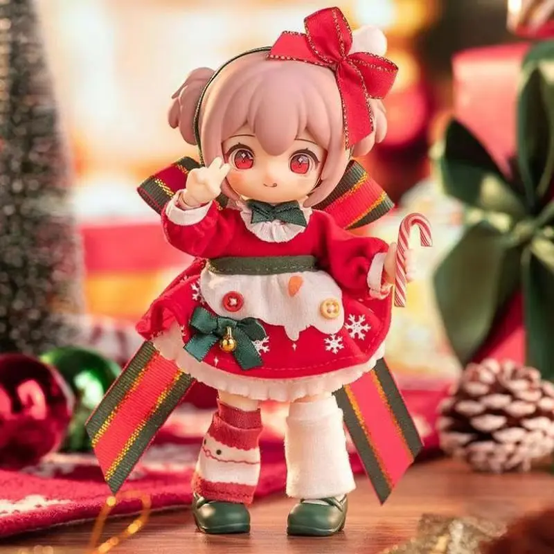 

Pet Kindergarten Wish Party Series Blister Card Ball Jointed Doll Articulated Kawaii Action Figure Desktop Decor Festival Gift