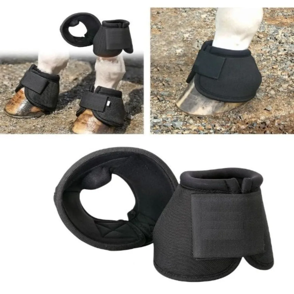 Nylon,Oxford Cloth Horse Bell Bell Boots Prevent Rotation Wear Resistant Horseshoe Hoof Cover Accessory Horseshoe Cover