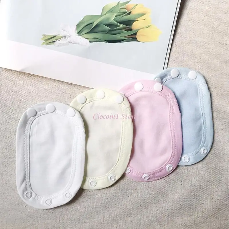 Y1UB 4PCS เสื้อผ้าเด็กส่วนขยาย พลาสติกสแน็ปผ้าอ้อมผ้าอ้อมค็อตค็อต