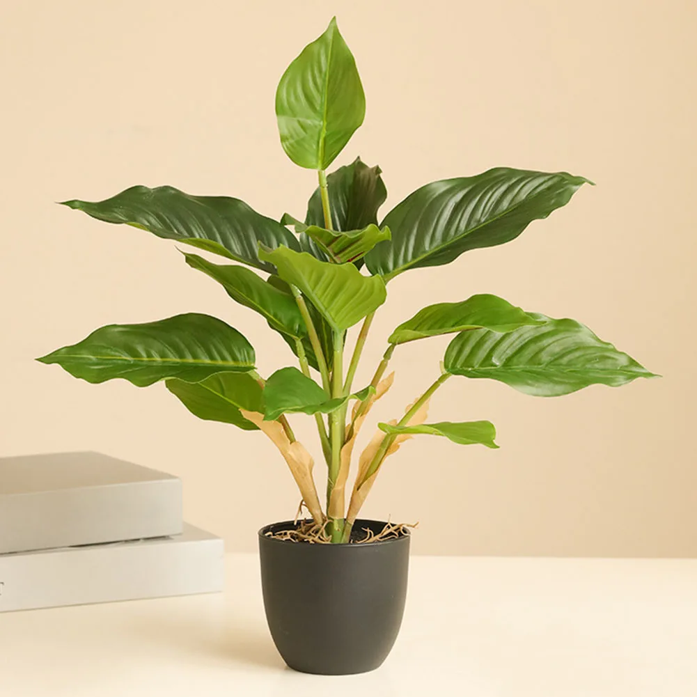 Potted 41CM Evergreen Simulation Plant Perfect Interior Accent That Fits Seamlessly into Various Design Styles