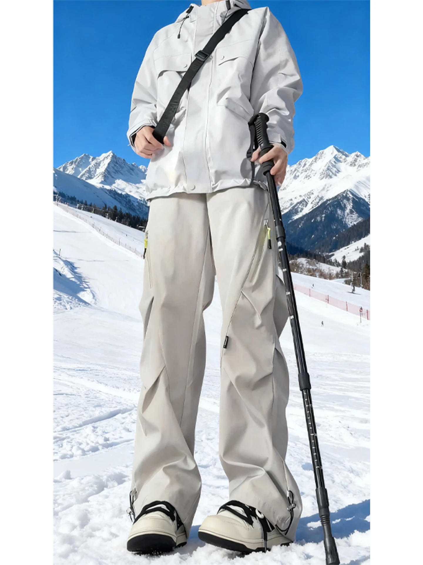 

Уличные водонепроницаемые ветрозащитные лыжные брюки для сноуборда с подкладкой Fce для мужчин и женщин, брюки для скалолазания Harbin-40 Deees, теплая рабочая одежда