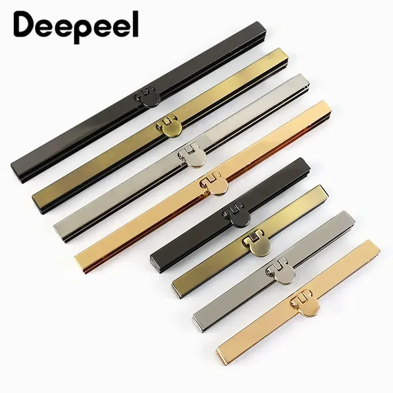 5/10 Cái Deepeel 11.5/19Cm Dạng Ví Khung Tay Cầm Thanh Kim Loại Viền Dây Khóa Túi làm Cho Thay Thế Phụ Kiện May Vá