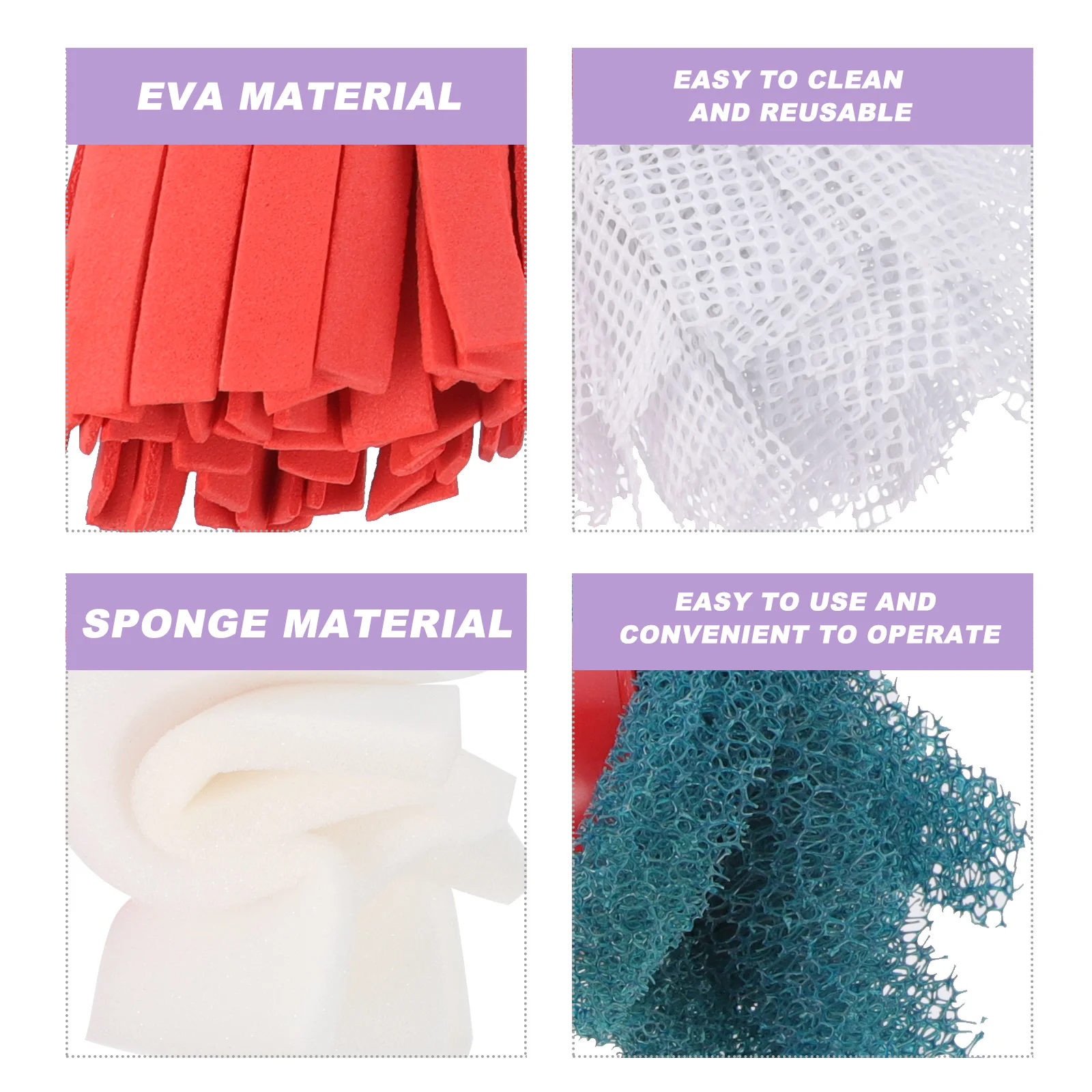 

4Pcs Sponge Paint Brushes Plastic Handle Drawing Tools Educational Doodling DIY Art Craft Supplies