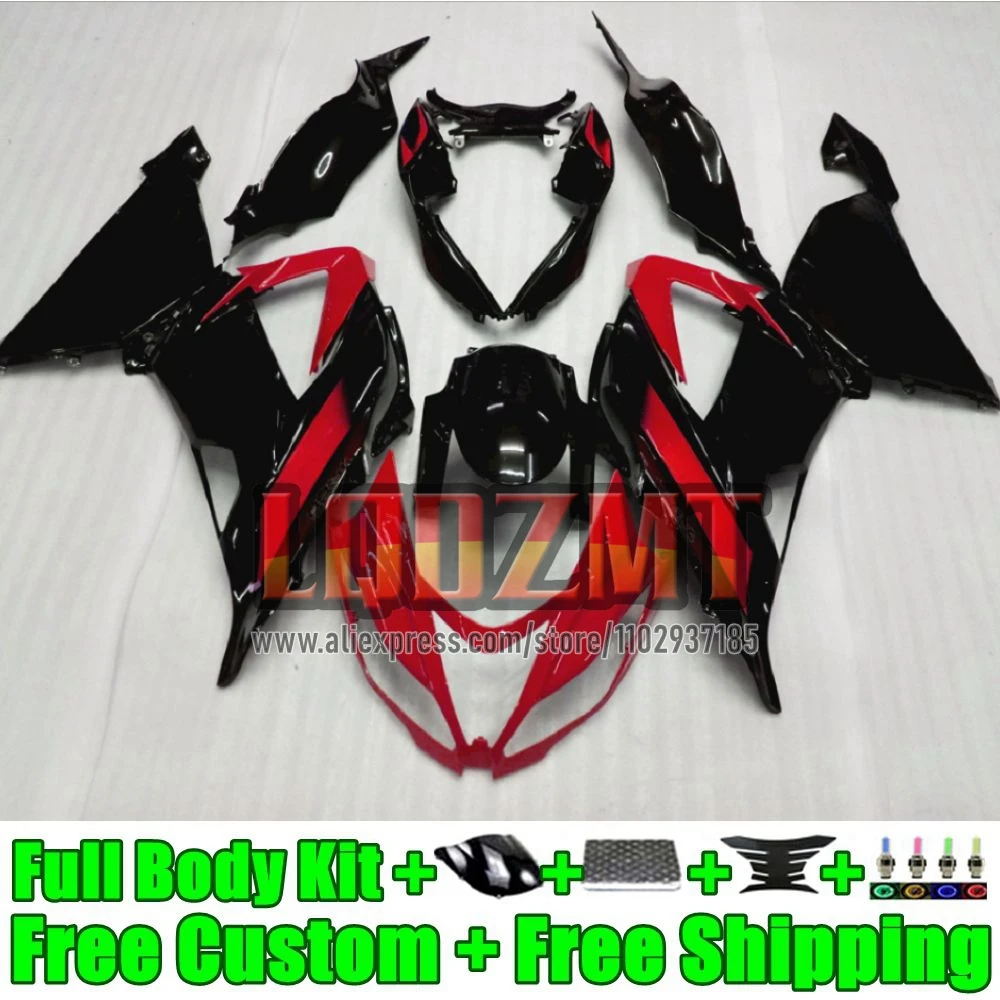 Injection Frame For KAWASAKI NINJA red black ZX636 ZX 6R 636 ZX-6R 43No.125 ZX600 ZX6R 2023 2024 ZX-636 23 24 OEM Fairing Kit