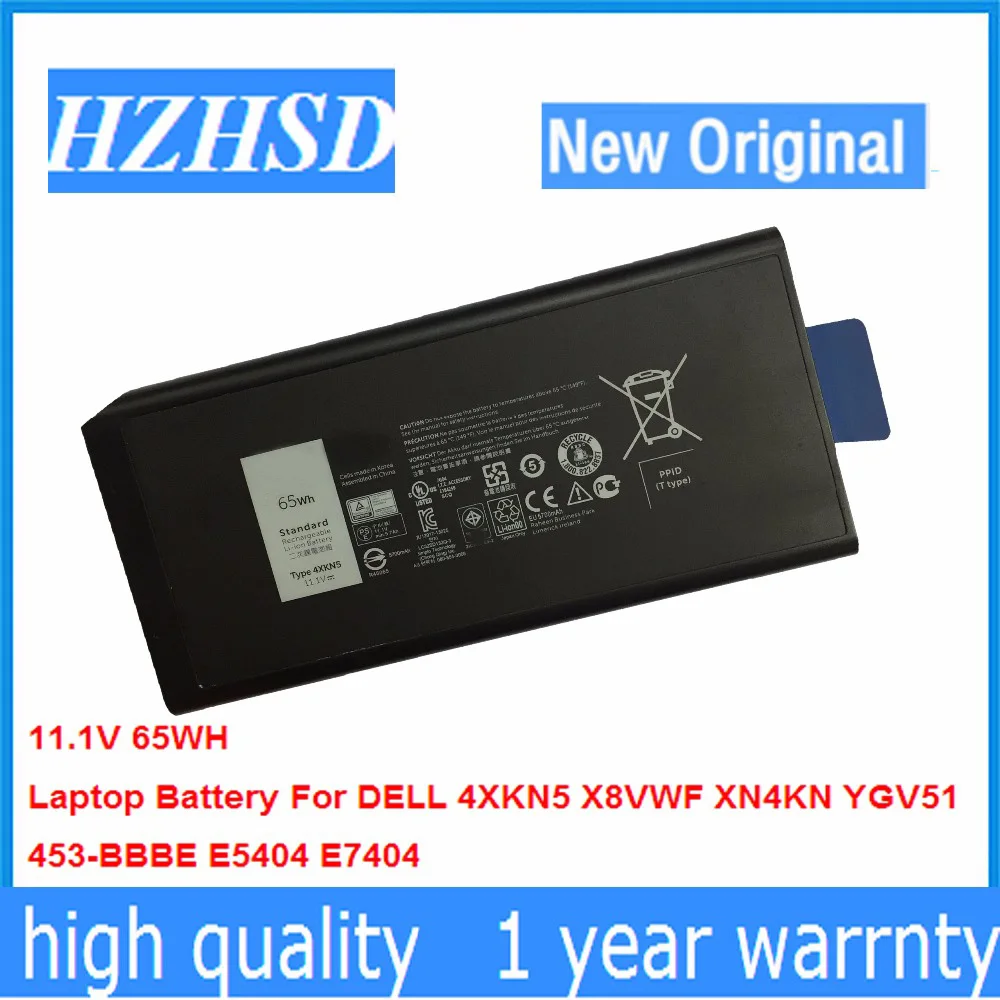 X8VWF 97WH  4XKN5 Original Laptop Battery For DELL Latitude 14 RUGGED E7404 E5404 XN4KN YGV51 453-BBBE CJ2K1 5XT3V 09FN4 DKNKD