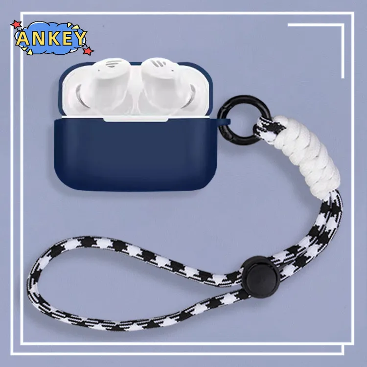 for 1MORE Q21 Case Earphones Premium Silicone Cover Shockproof Accessible Charging Port Shell Headphone Portable