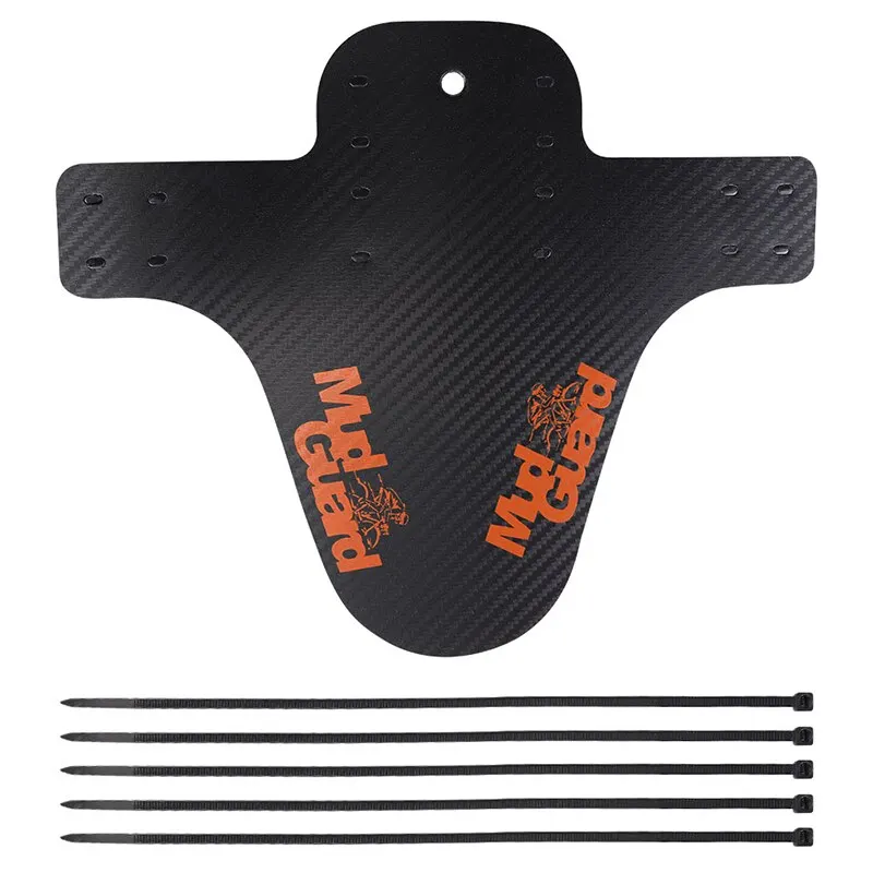 Guardabarros de fibra de carbono para bicicleta delantera y trasera, protectores de barro para rueda de bicicleta de montaña y carretera, accesorios ligeros, 1 ud.