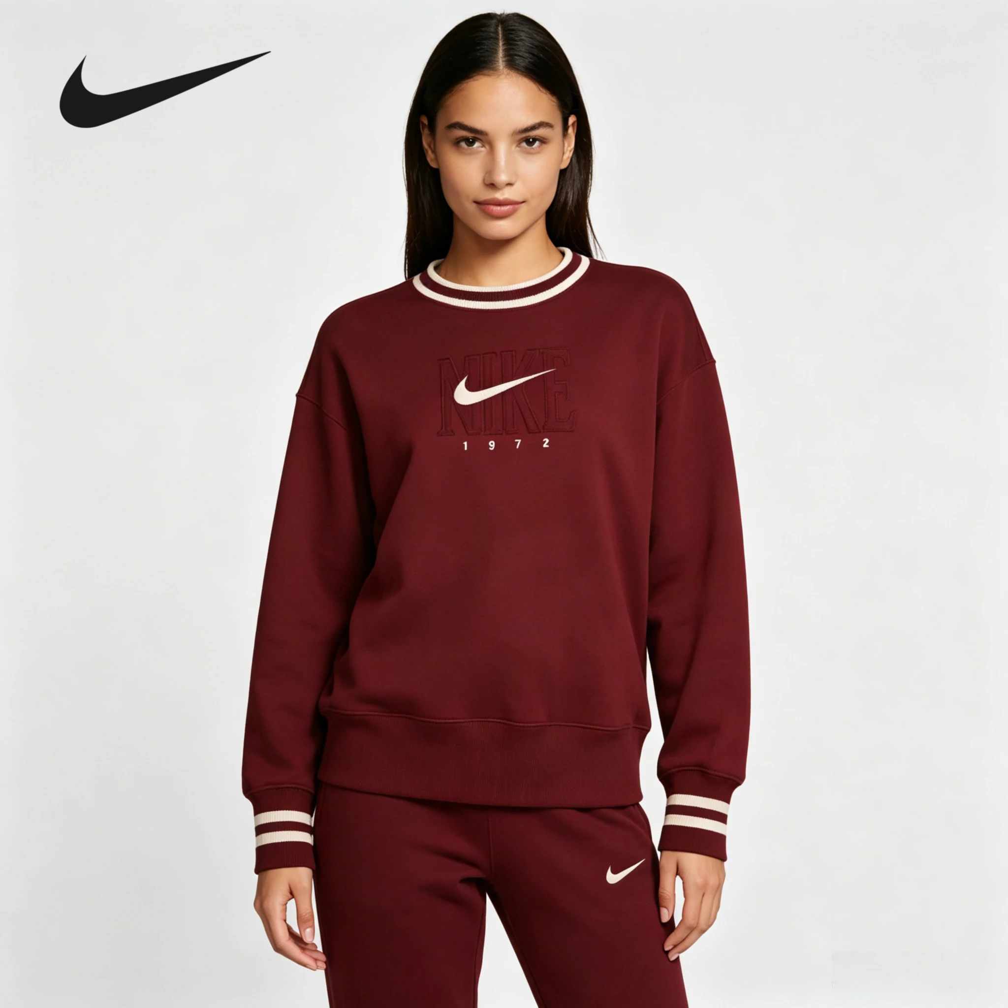 Suéter Nike para mujer AS W NSW PHNX FLC GX OS LNG C HJ0950-619