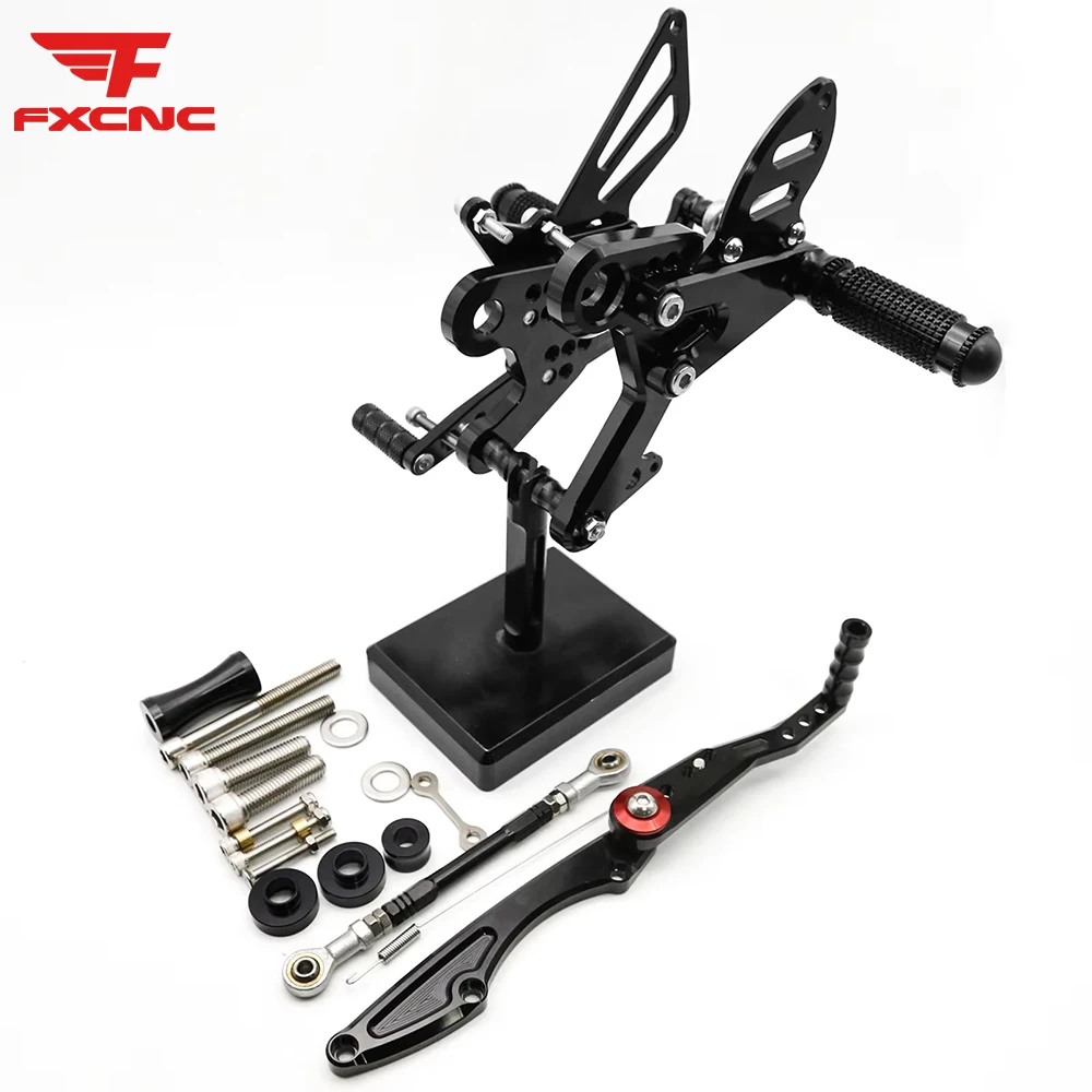 

Aluminum Motorcycle Rearset Footrest For DK 790 2018 2019 2020 Footpeg CNC Pedal Foot Peg Rearset Rear Set