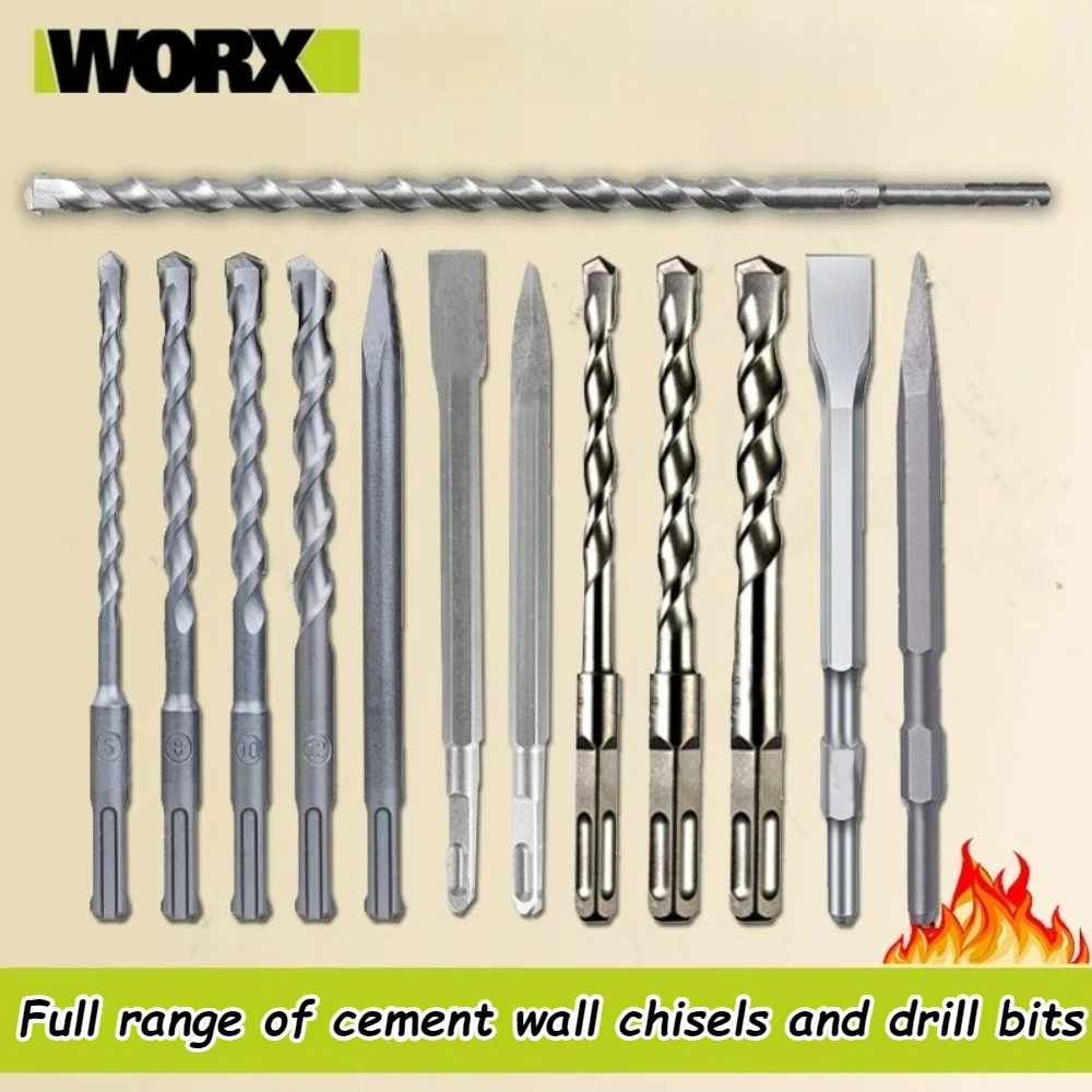 sds-hammer-drill-bits-cement-concrete-stone-brick-impact-bits-wall-punching-work-durable-drilling-chisel-tool-for-worx
