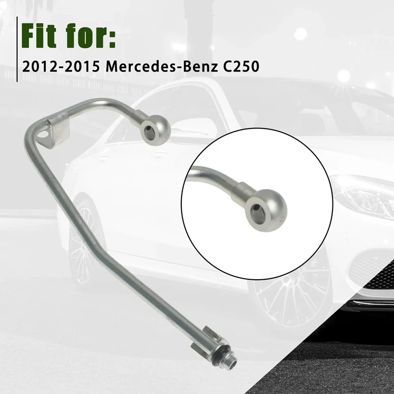 Turbo Oil Feed Supply Delivery Line With Hollow Screw Parts 2710900477 For Mercedes-Benz C250 2012 2013 2014 2015