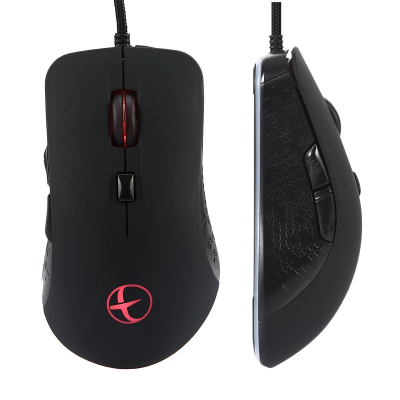 2400 DPI Heating Mouse Notebook Computer Parts Game Photoelectric Mouse Dropshipping