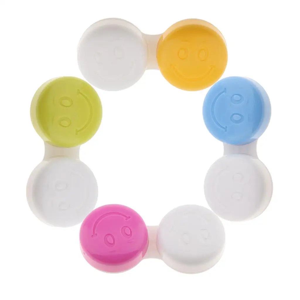 

Bulk Lot of 10 Pieces Cute Styles Lenses Case Container Holder Storage Soaking Cleaning Boxes