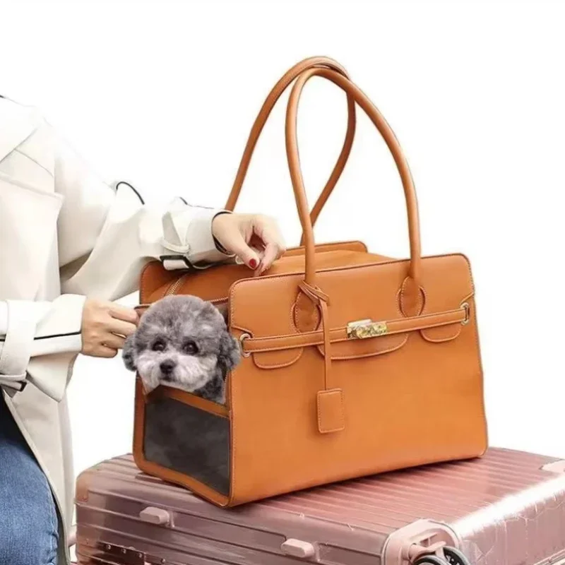 

New Breathable and Portable Pet Bag for Going Out; Clutch Bag on The Shoulder, Dog Bag, Backpack for Pets