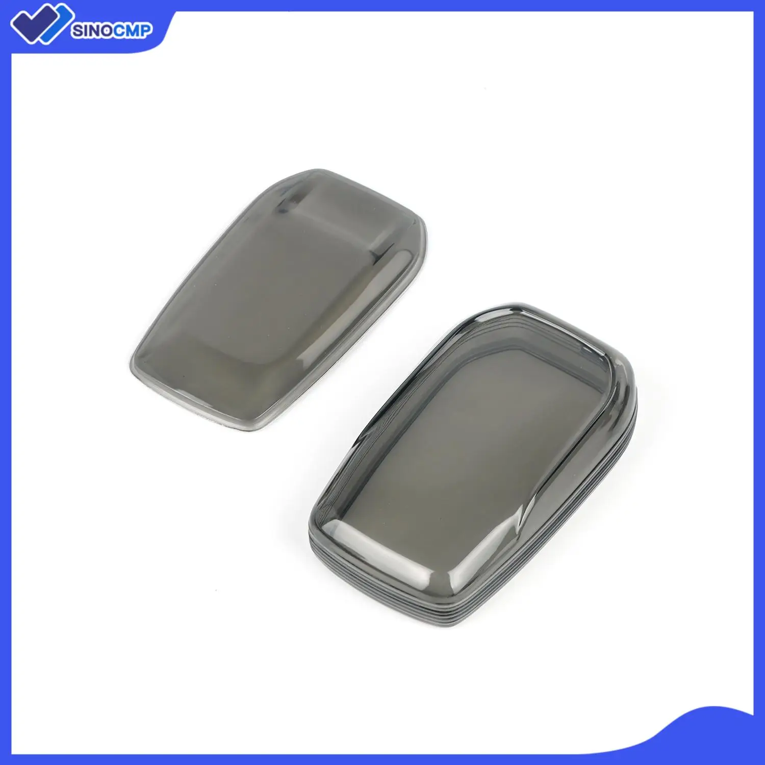 

Transparent Black Key Fob Case Shell No Strap Key Cover For Toyota Sienna Venza Corolla Cross Hatchback Sedan RAV4 Prime Mirai