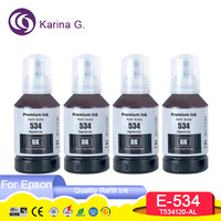 534 T534 T534120-AL Premium Compatible Color Water Based Bottle Refill DGT Tinta Ink For Epson EcoTank M1100/M1180/M1120/M2120