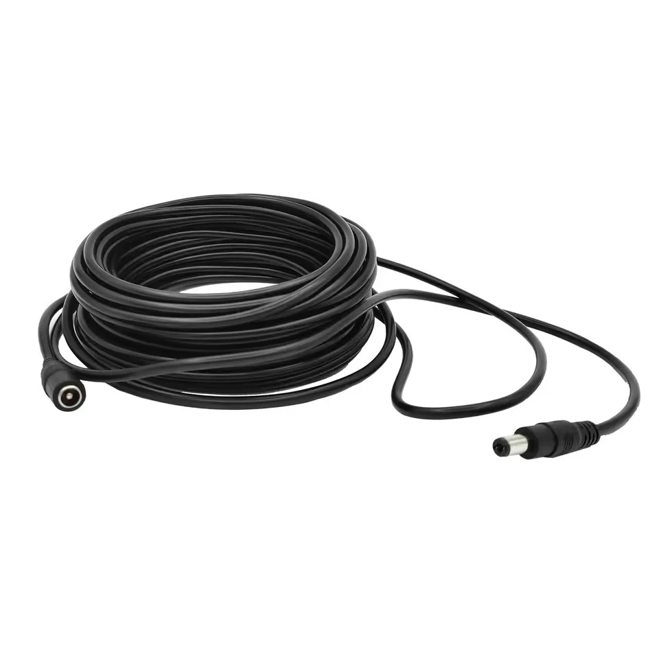 3/5/10/15/20/30/50M 5.5 มม.* 2.1 มม.DC Power Connector สายไฟแจ็คอะแดปเตอร์สายไฟ DC หญิงชายปลั๊กภายนอก