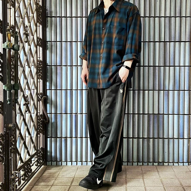 إبر مستقيمة واسعة الساق السراويل عارضة الرياضة الرجعية نسج حزام فضفاض تنوعا الشباب Vitali Sle كل موسم البوليستر B...