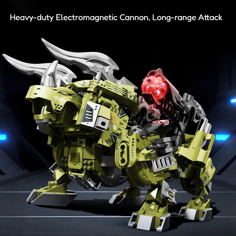

SEMBO Mechanical Code Deformed Mecha Small Particle Building Blocks Moving Robot DIY Assembly Model Children's Educational Toys