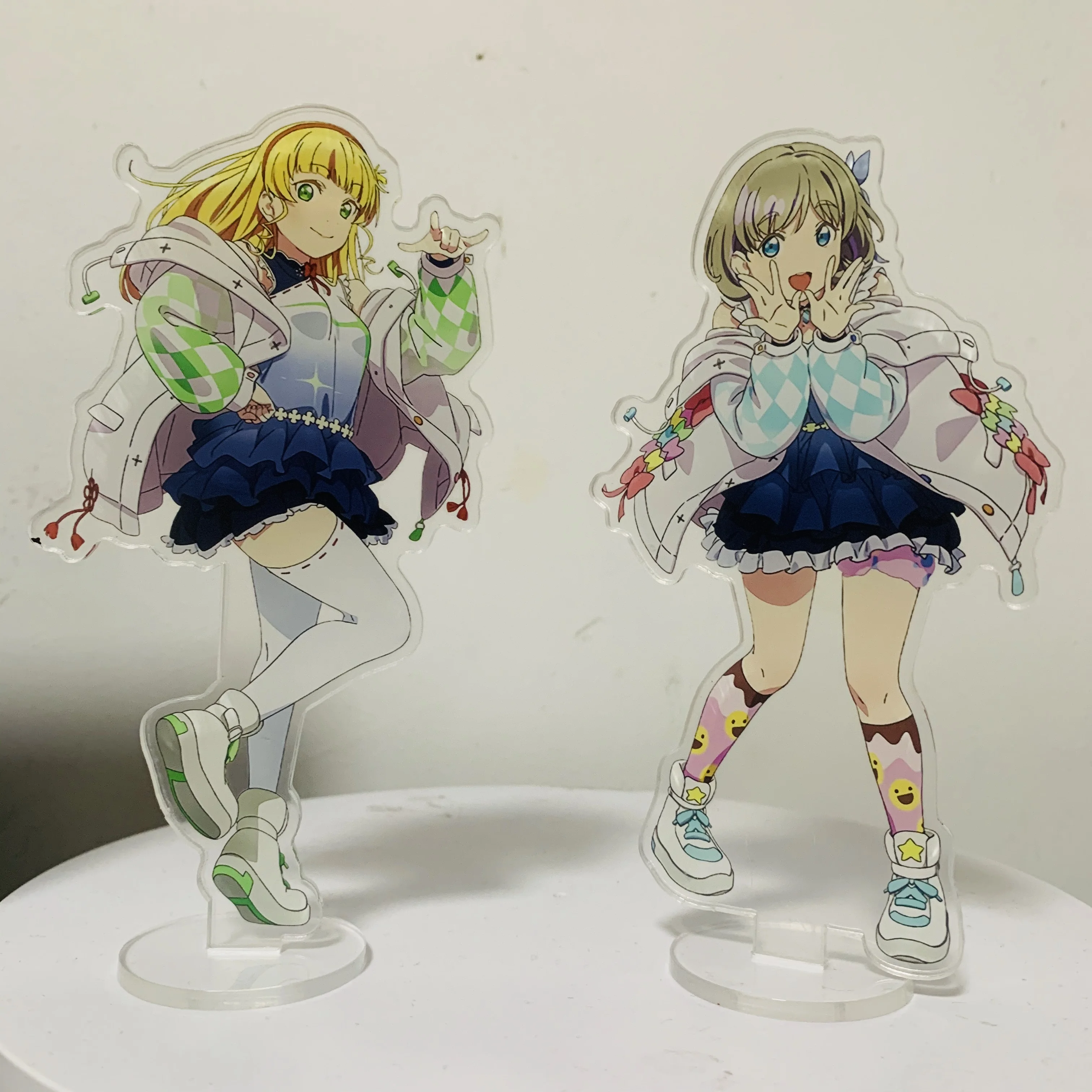 LoveLive!SuperStar!! Anime Figures Shibuya Kanon Tang Keke Arashi Chisato Cosplay Acrylic Stand Model Desktop Decoration Toys