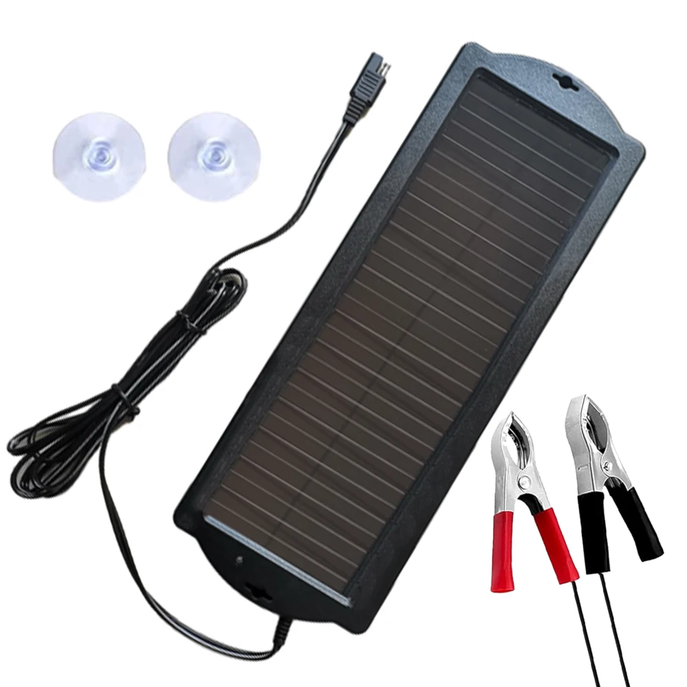 

Electric Vehicle Battery Smart Charger Portable Solar Car Battery Charger Solar Car Battery Maintainer