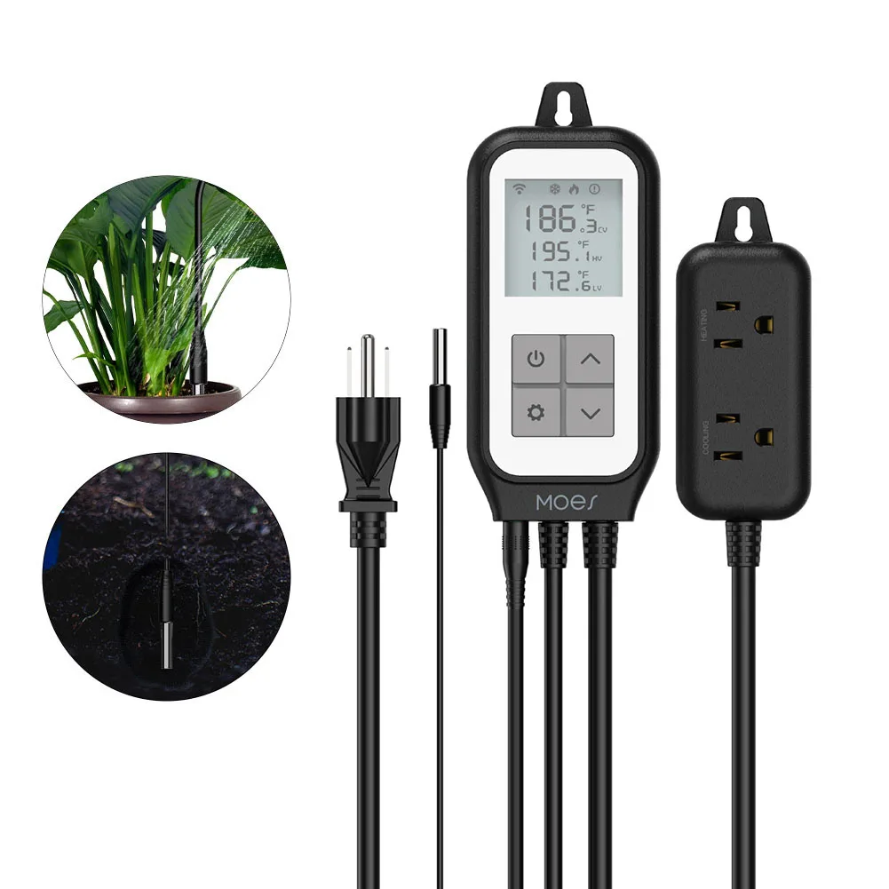 

WIFI Digital Thermostat Regulator APP Control Heating Cooling Control Thermoregulator Smart Thermostat for Aquarium Fish Tank