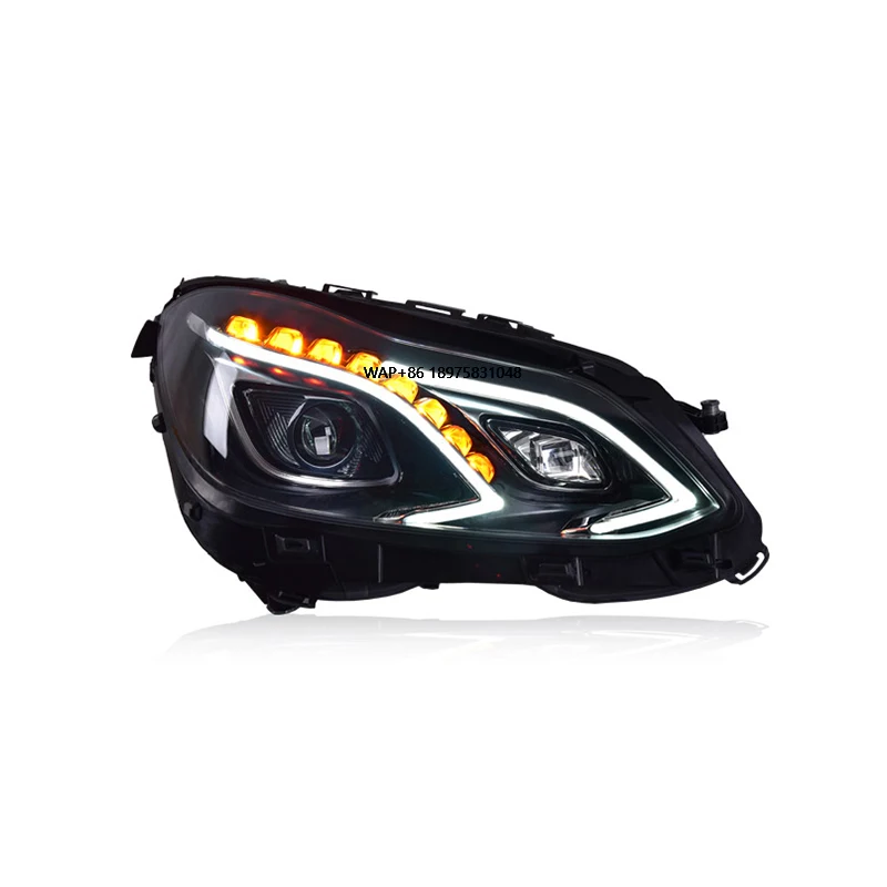 

Suitable for W212 LED Headlights 2013-2016 E200 E300 DRL Turn Signal High Beam Angel Eye Headlights